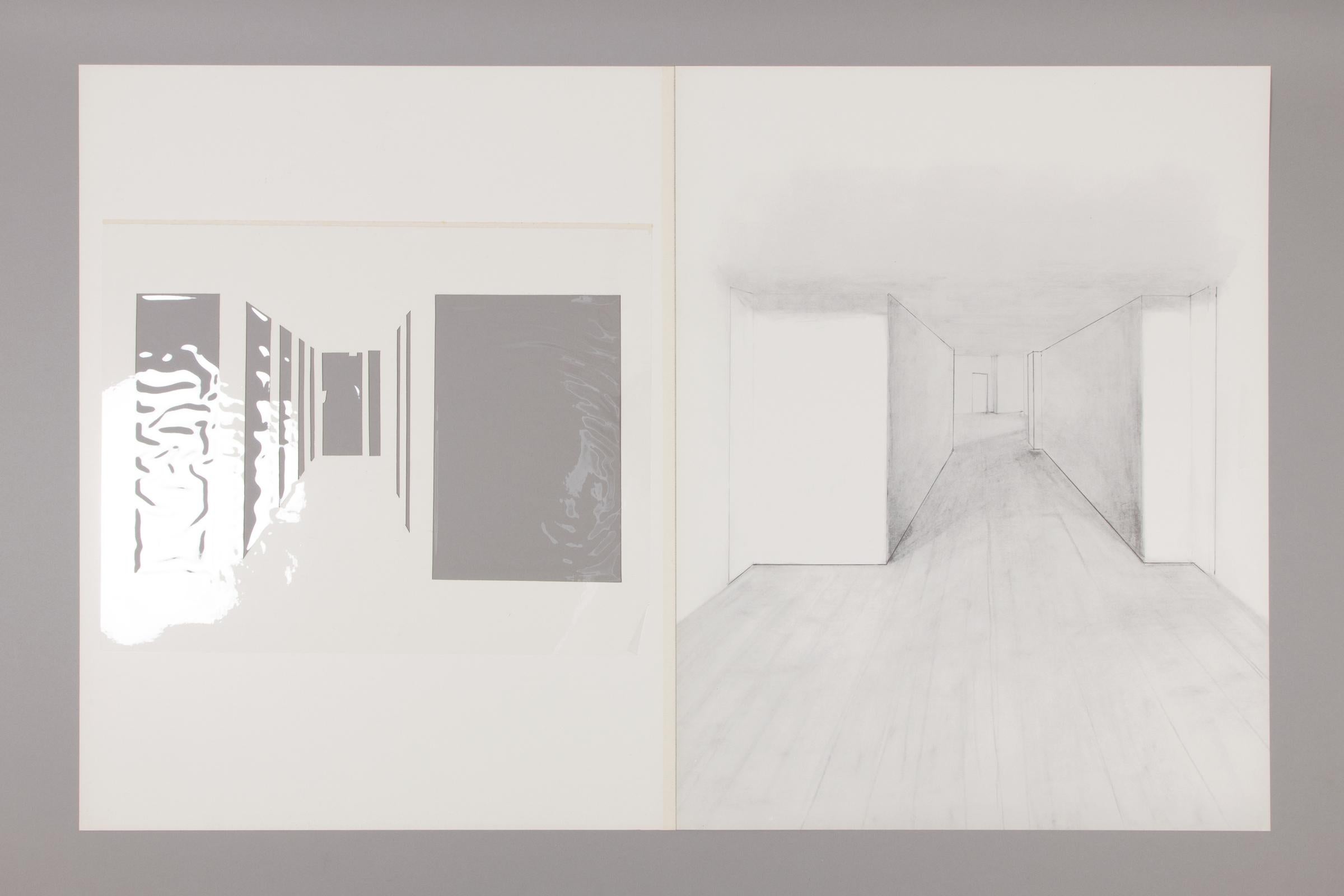 Christo, Fachada del corredor (Monumentos) - Collage firmado en venta 4
