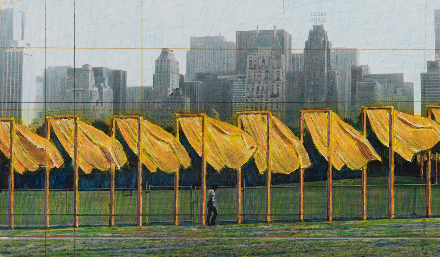 The Gates (Projet pour Central Park, New York City) par Christo - Contemporary en vente 1