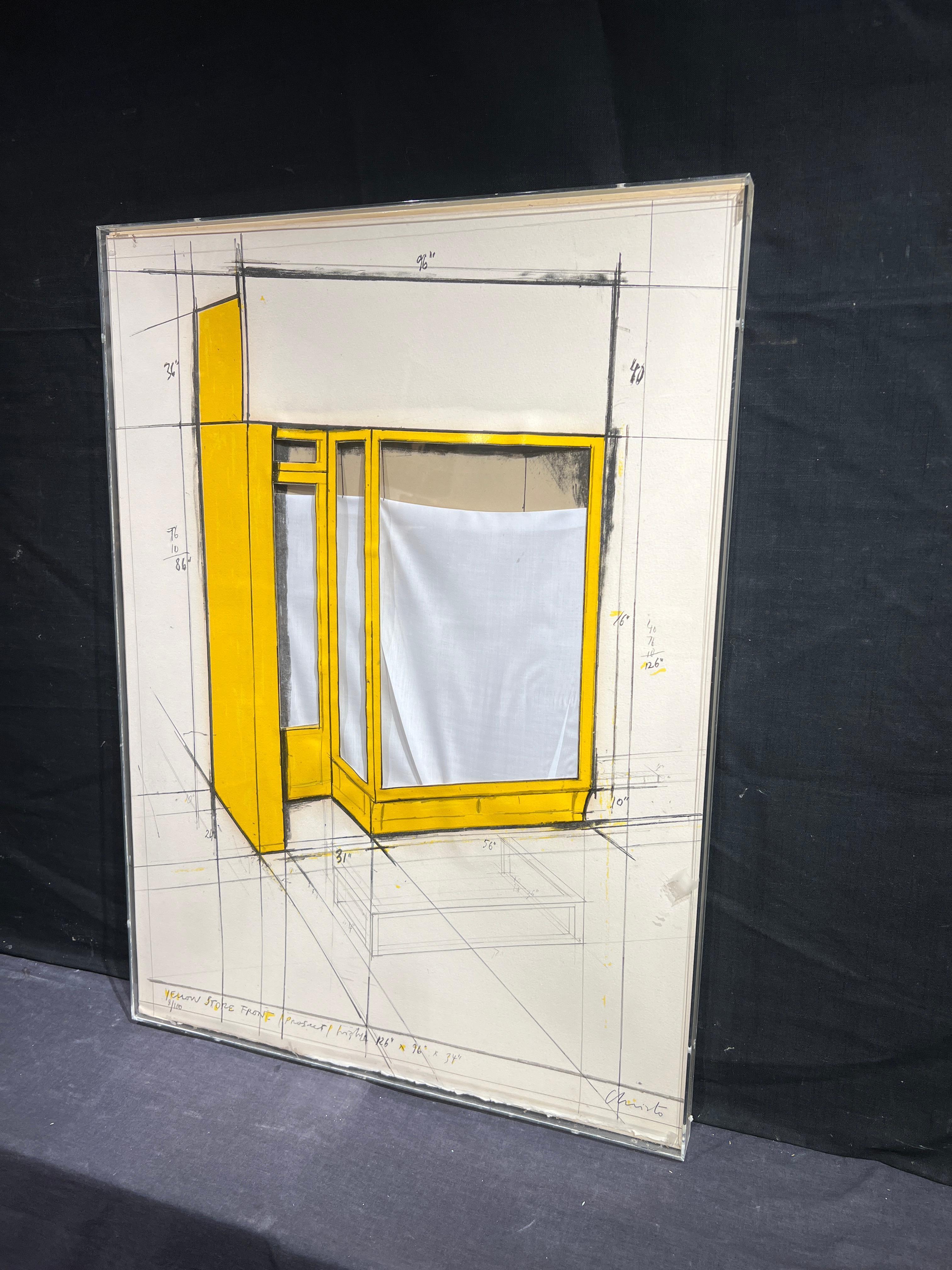 Yellow Store Front, Project, 1980 For Sale 3
