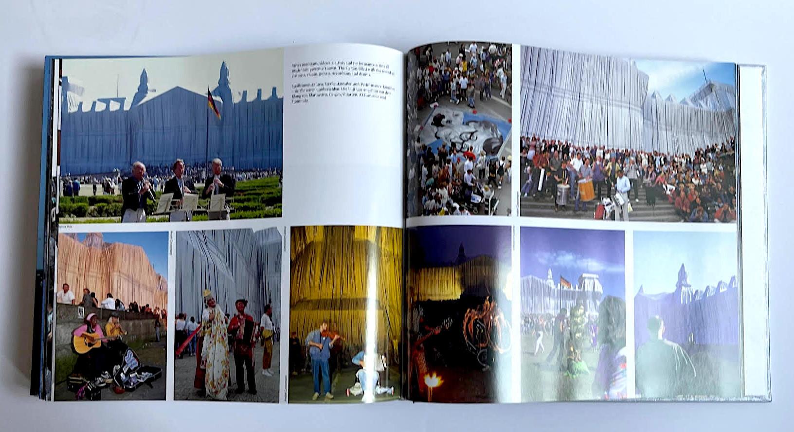 Christo and Jeanne-Claude: Wrapped Reichstag monograph & slipcase, LT Ed Signed For Sale 10