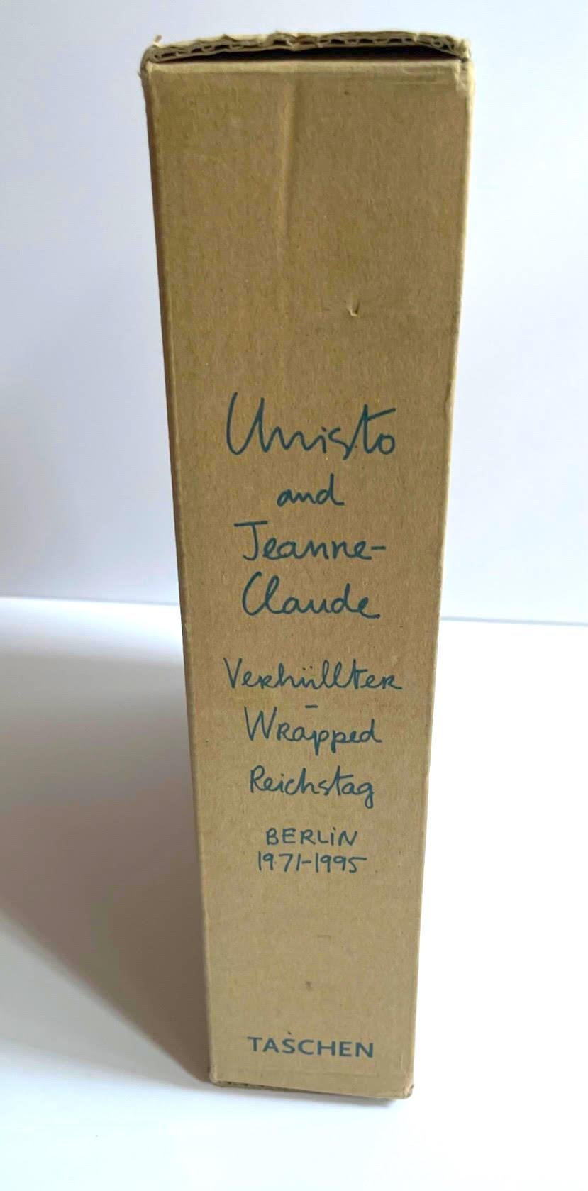 Christo and Jeanne-Claude: Wrapped Reichstag monograph & slipcase, LT Ed Signed For Sale 4