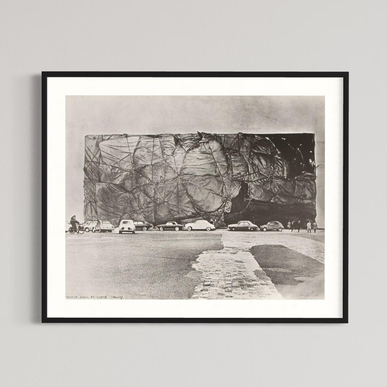 Christo - Edificio Público Epaqueté, Proyecto (de Monumentos) - Impresión firmada en venta 5