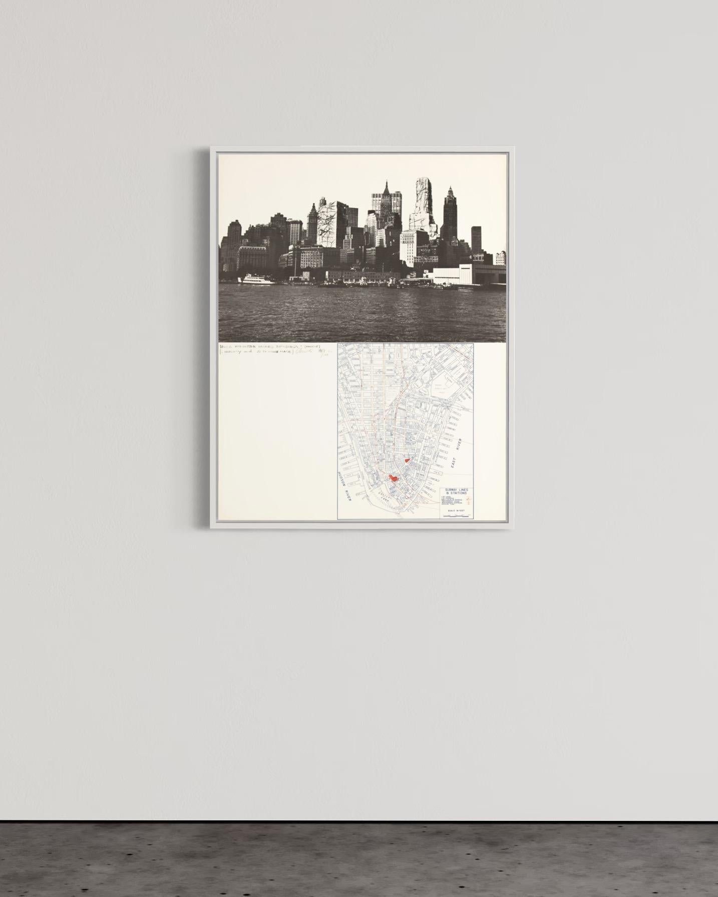 Christo, Edifici di Lower Manhattan (Monumenti) - Stampa firmata 3