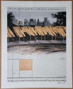 CHRISTO 'THE GATES-CENTRAL PARK - 1986'