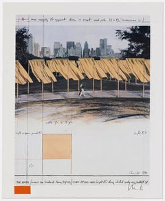 CHRISTO THE GATES-CENTRAL PARK - 1986