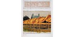 Christo „The Gates I“ Central Park, New York, signierter Druck 