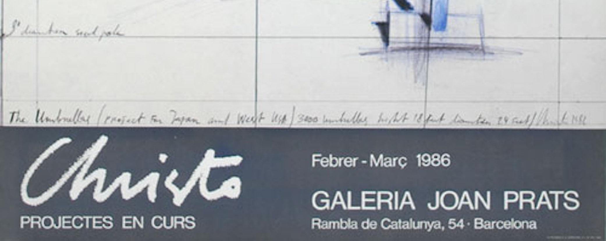 Galeria Joan Prats.
Exhibition poster - created on the occasion of the 1986 exhibition.
In great condition
