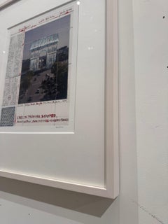 L'Arc de Triomphe, wrapped  - original Christo modern art lithograph Paris