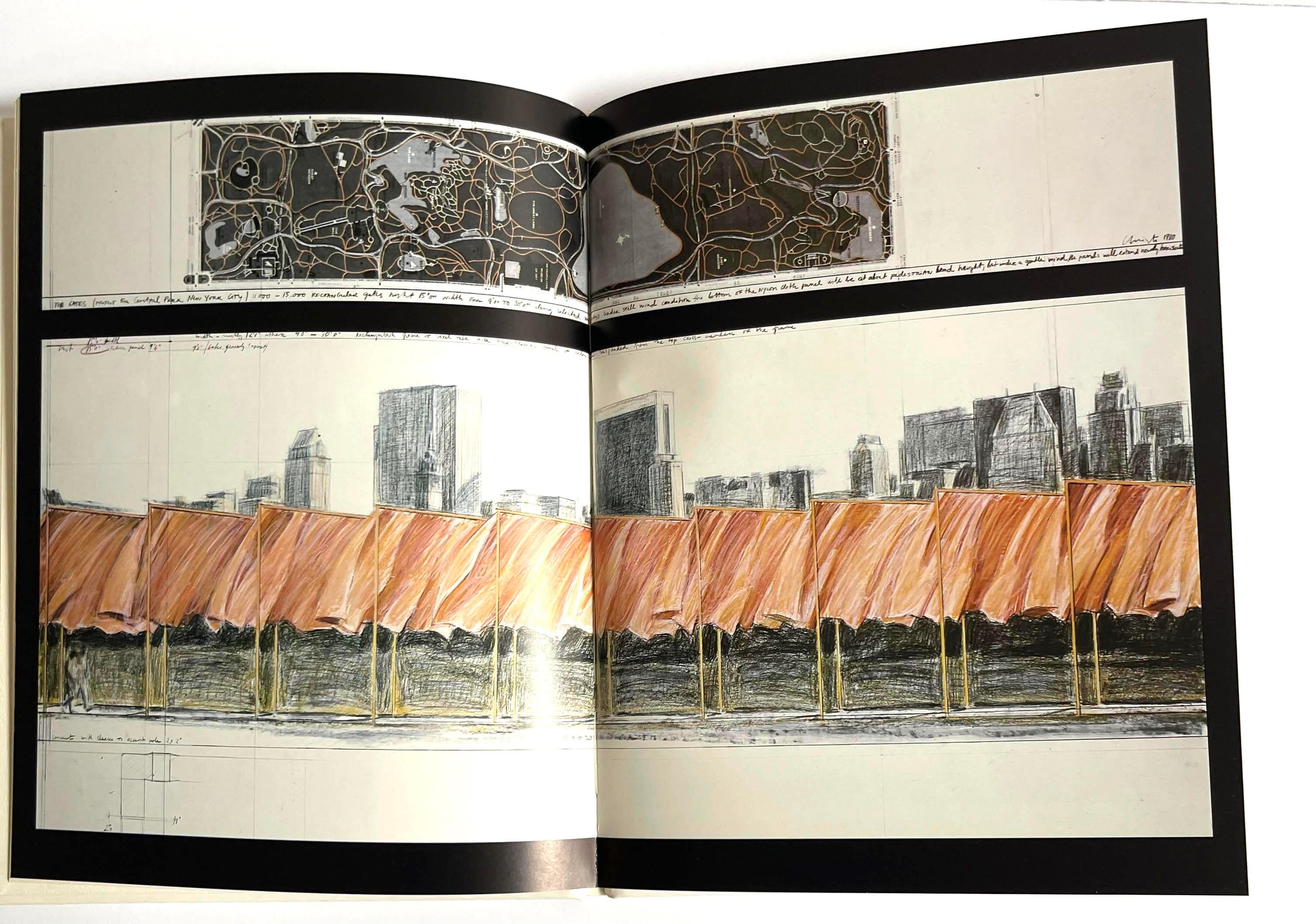 Monographe : Christo The Gates Project pour Central Park NYC (signé et inscrit) en vente 5