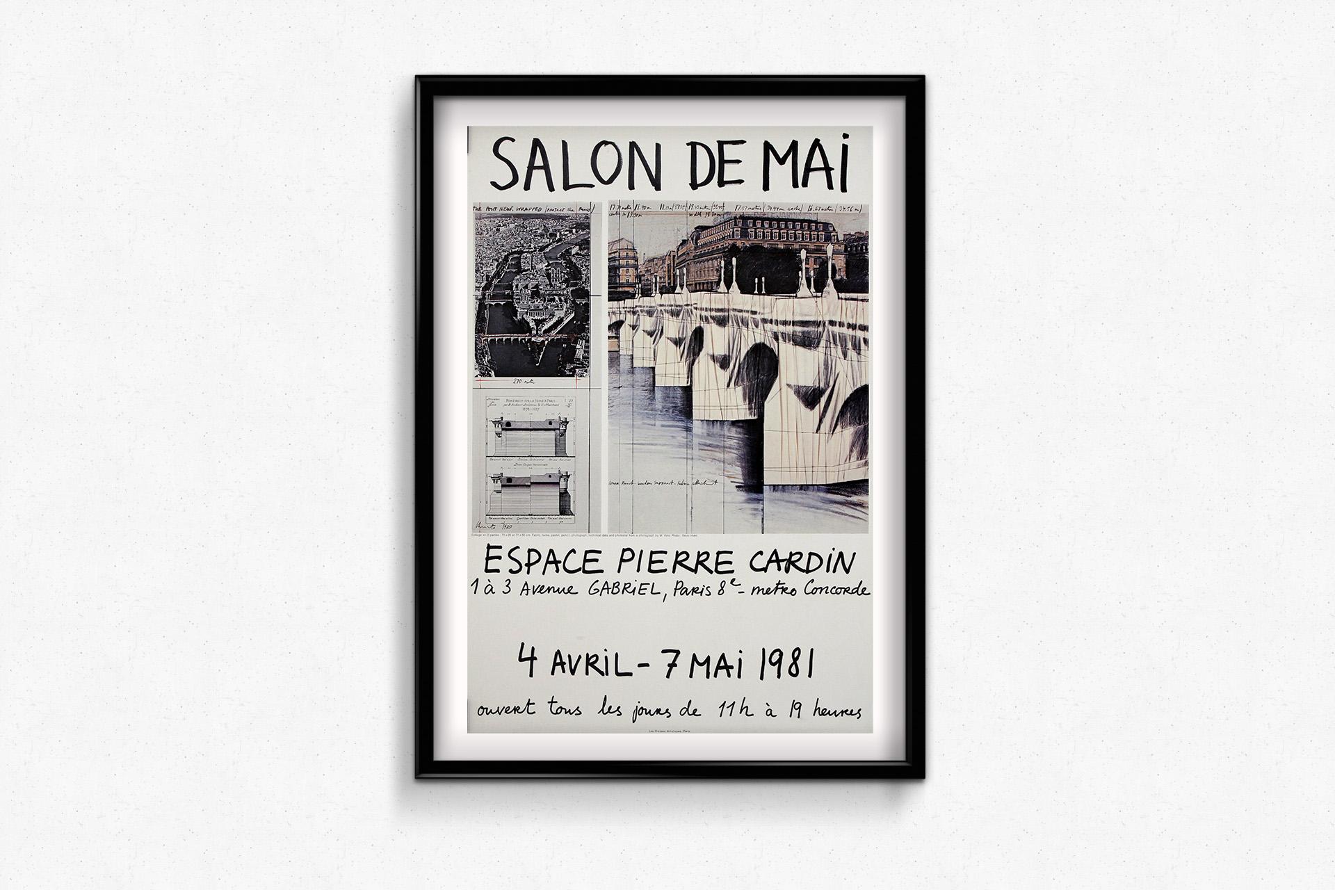 El cartel original de la exposición de 1981 fue creado por Christo para el Salón de Mai en venta 3