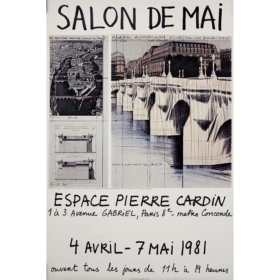 El cartel original de la exposición de 1981 fue creado por Christo para el Salón de Mai
