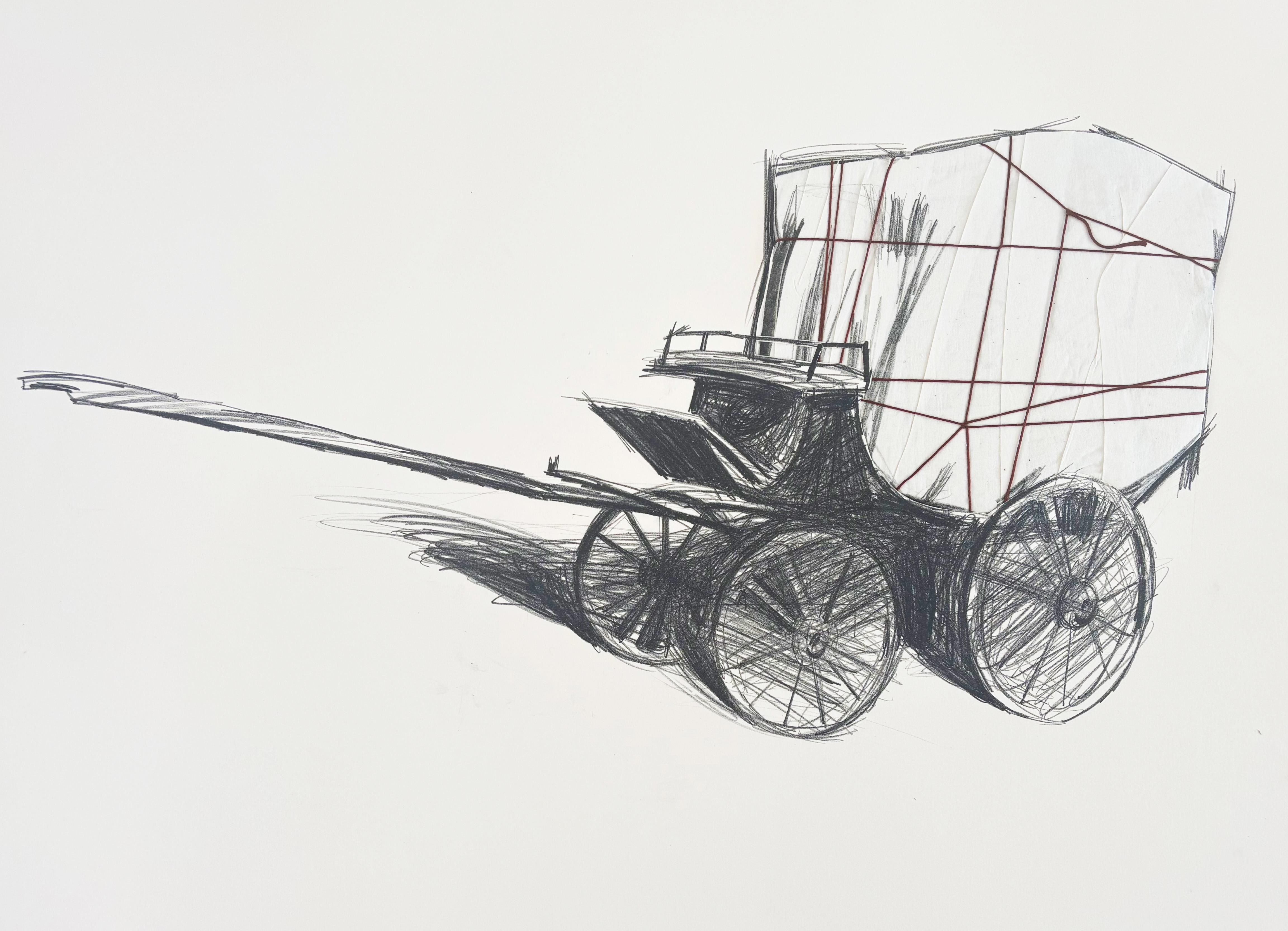 Print di Christo - Pacchetto su Carozza, progetto per A. Berlingieri, Taranto, Sud Italia - Italiano