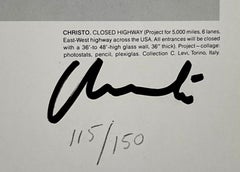 Signed and numbered lithograph for highway across America #115/150, Schelmann 51