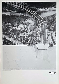Litografia firmata e numerata per l'autostrada attraverso l'America #115/150, Schelmann 51