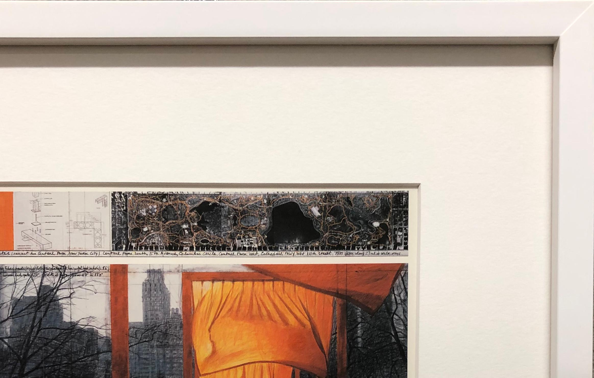 The Gates, Progetto per Central Park, New York City - Print Contemporaneo di Christo