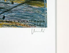 "The Gates VIII, from Project for Central Park, New York" signed lithograph