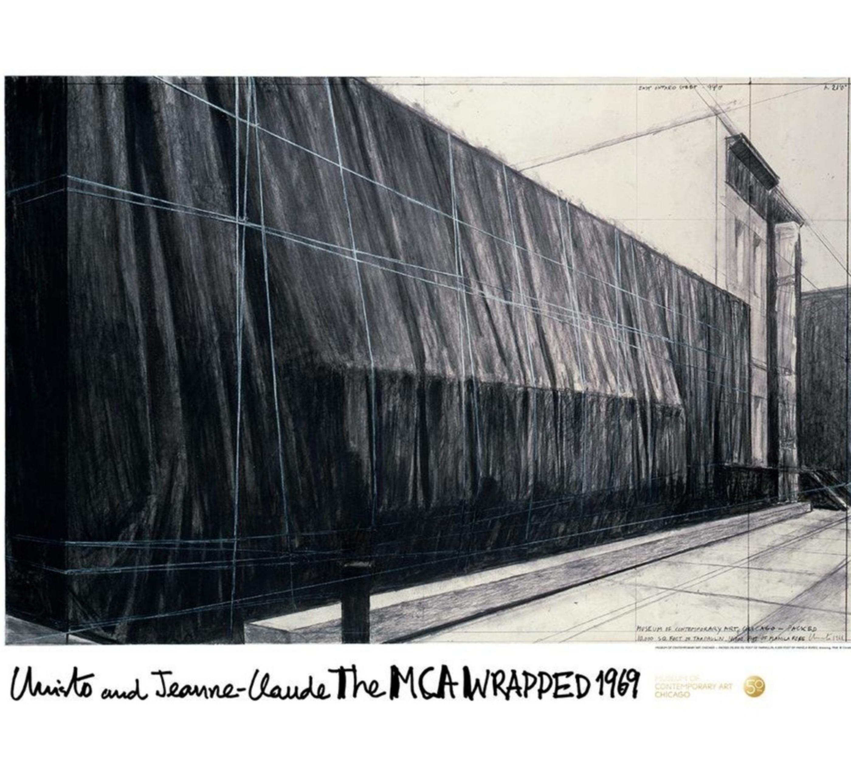 El MCA Envuelto, 1969, Litografía, Lt. Ed 300, sello dorado Procedencia del museo