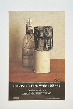 Wrapped Cans, Wrapped Bottle, Satani Gallery Tokyo Poster