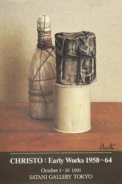 Latas Envueltas, Botella Envuelta, Póster Galería Satani Tokio