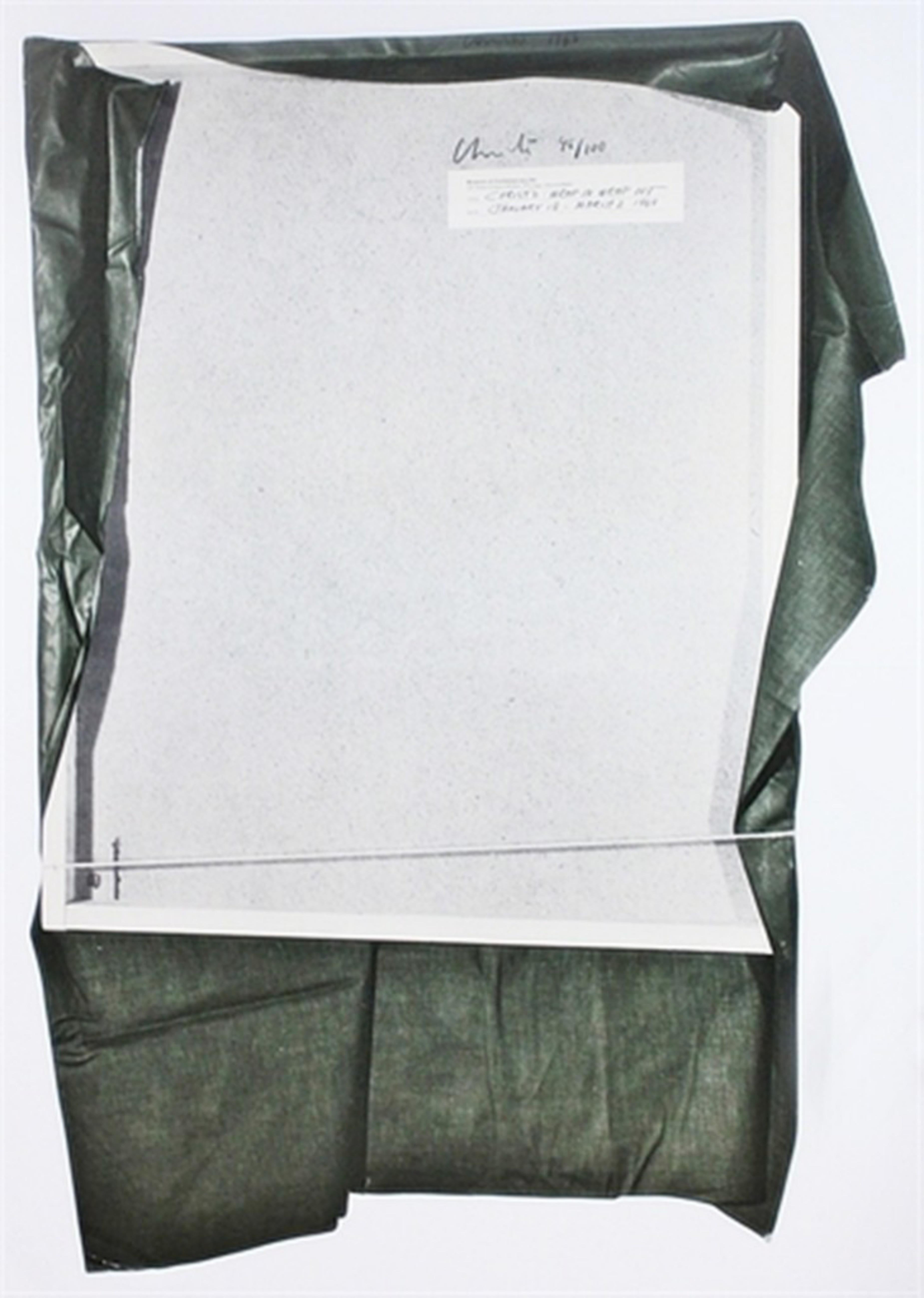 Wrapped Painting, print of first North American building Christo wrapped (1969) For Sale 1