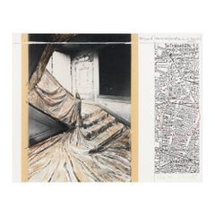 Eingewickelte Treppe (Projekt für die Rue de Paradis) Paris