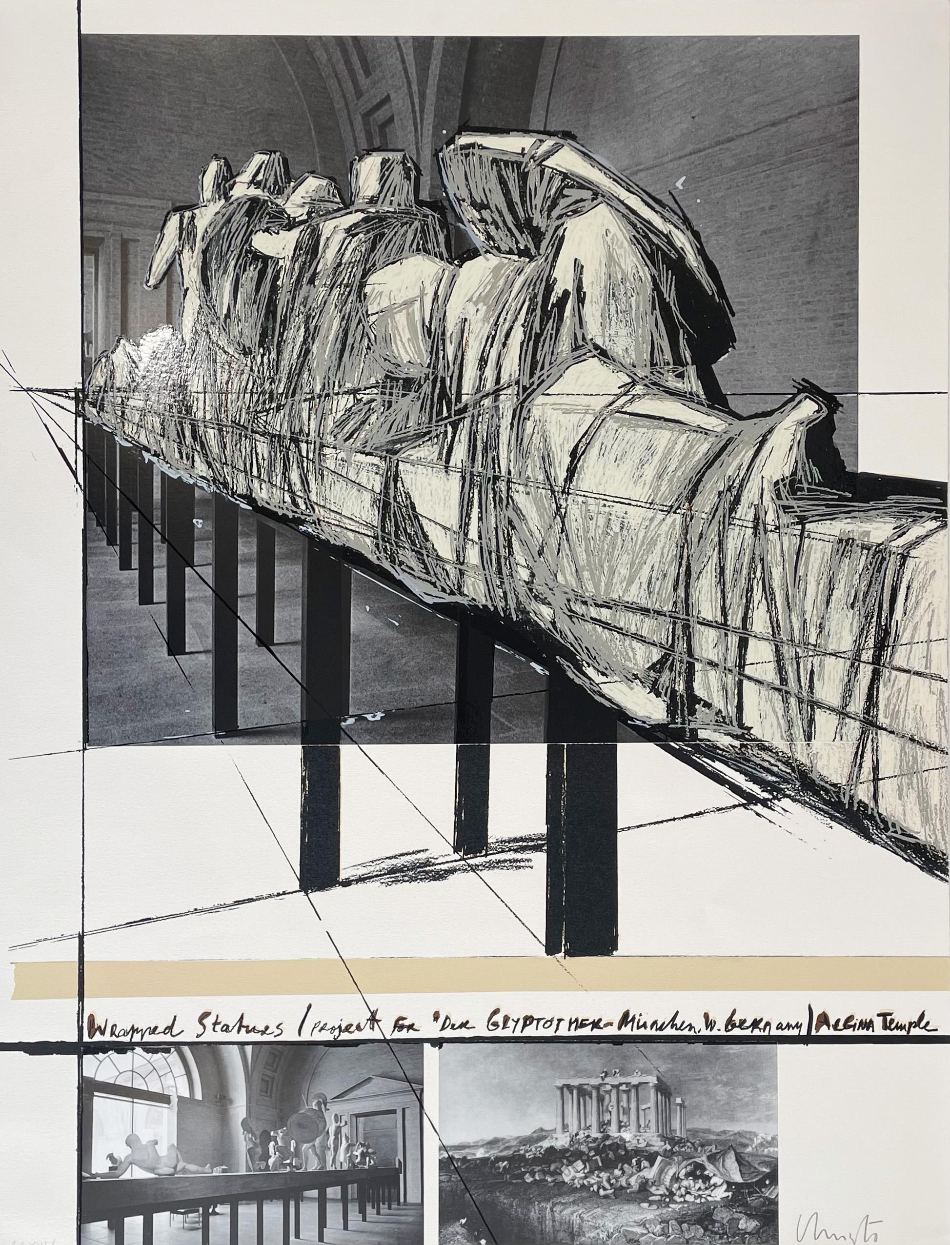Statue avvolte, progetto per Die Glyptothek, Monaco, da: Olimpiadi di Seul