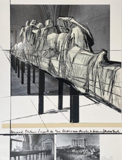 Statues enveloppées, projet pour Die Glyptothek, München, de : Jeux olympiques de Séoul