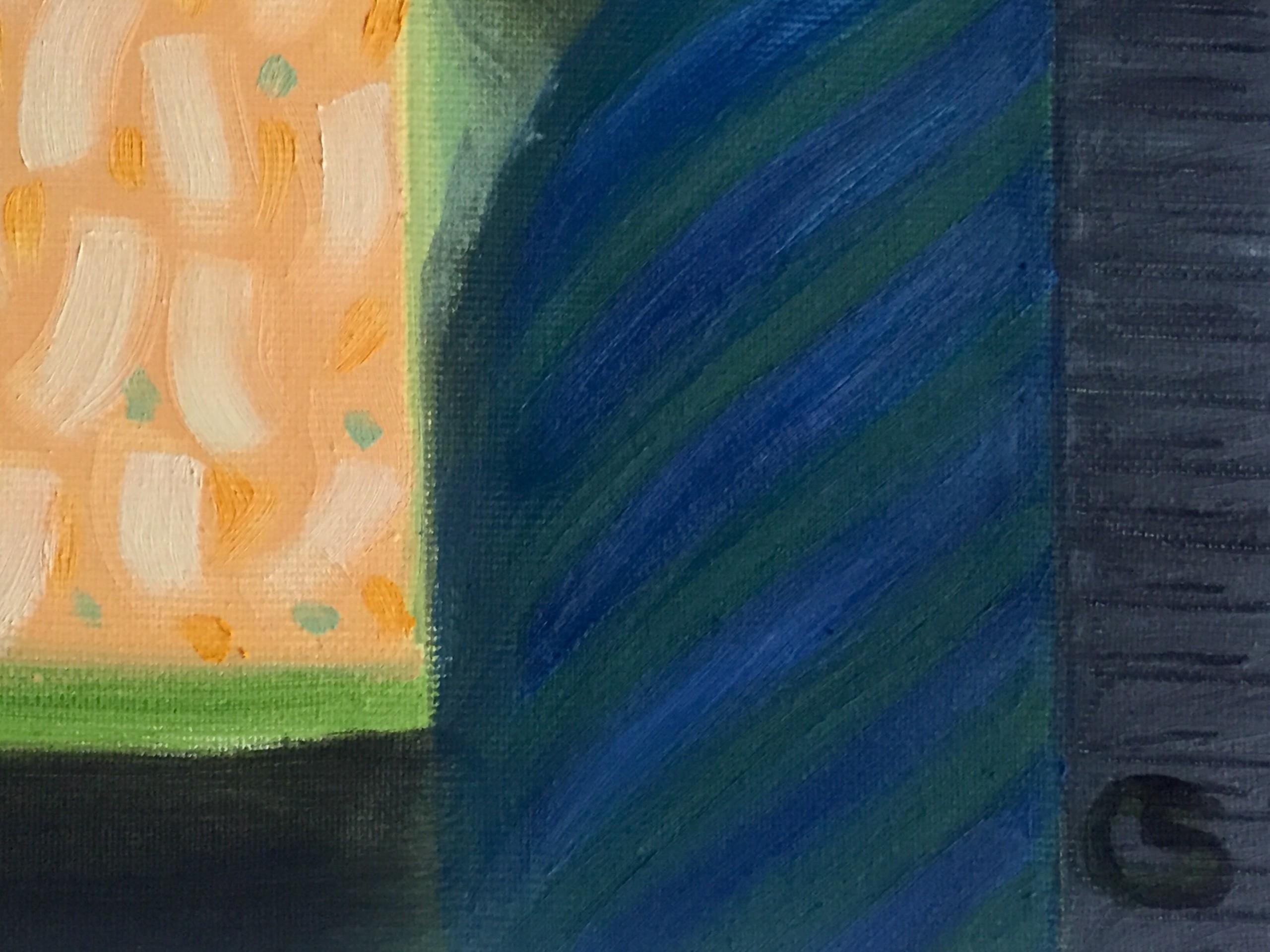 Cena all'aperto - Painting Astratto di Christo Sharpe