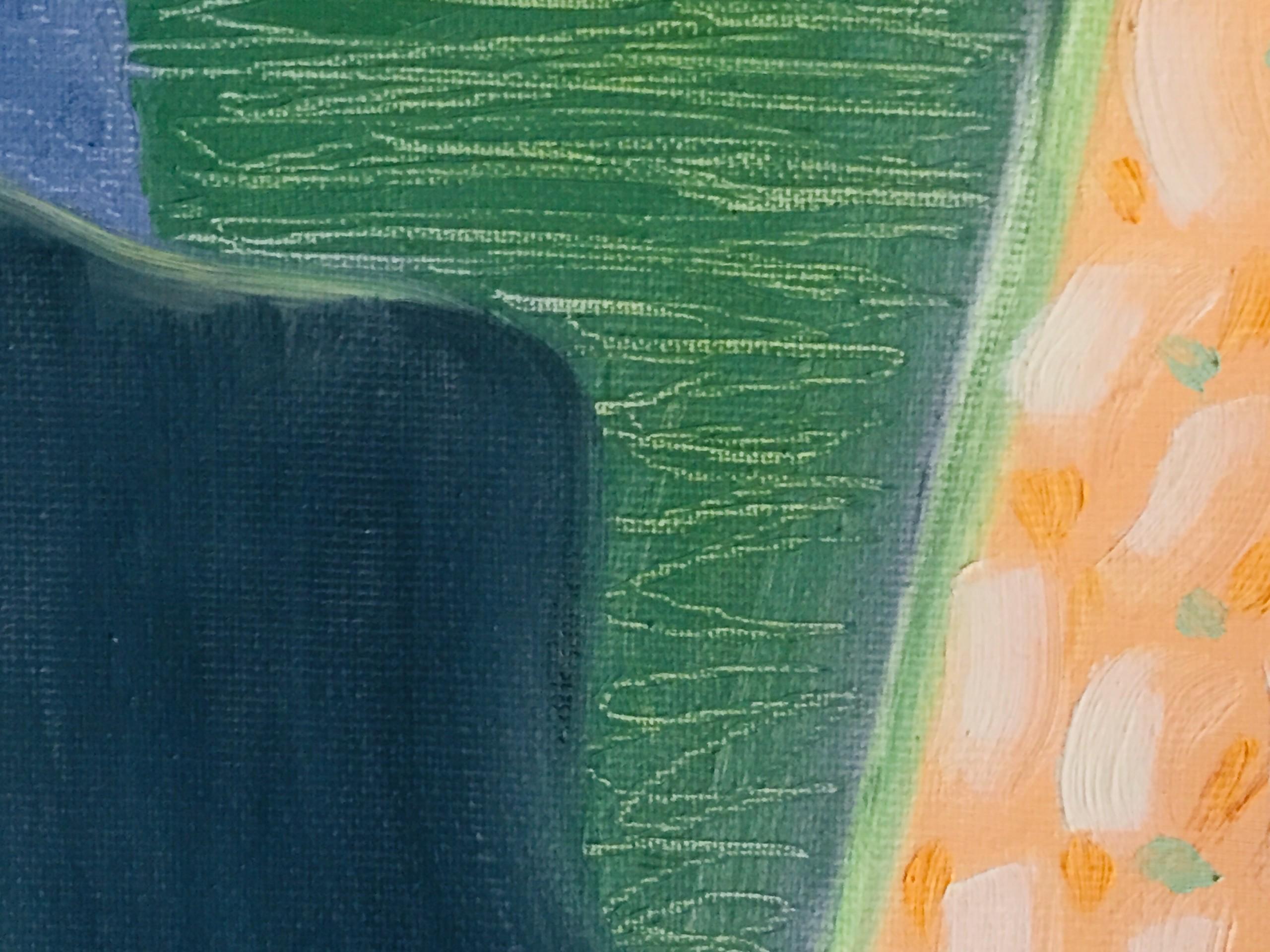 Cena all'aperto - Abstract Painting Nero di Christo Sharpe