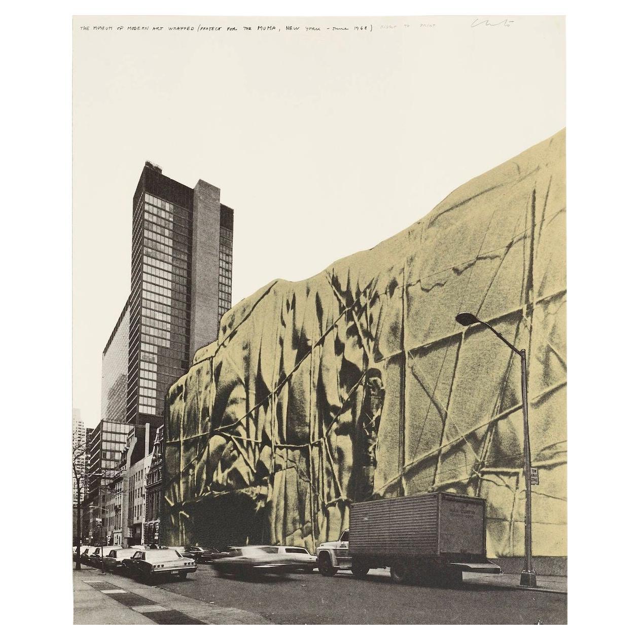 Christo The Museum of Modern Art, Wrapped Project for New York 1971 For Sale