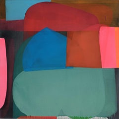 Blue House - by Christof Kindlinger Contemporary abstract colour field Painting