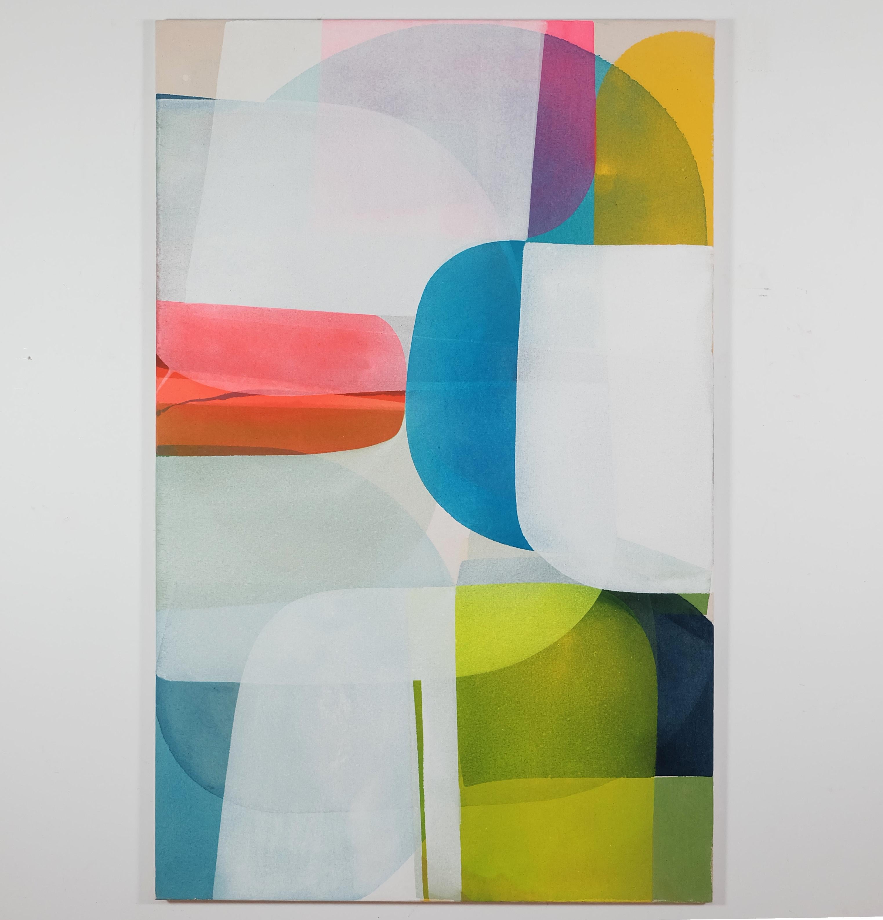 Respiro - di Christof Kindlinger Pittura astratta contemporanea in campo cromatico in vendita 9