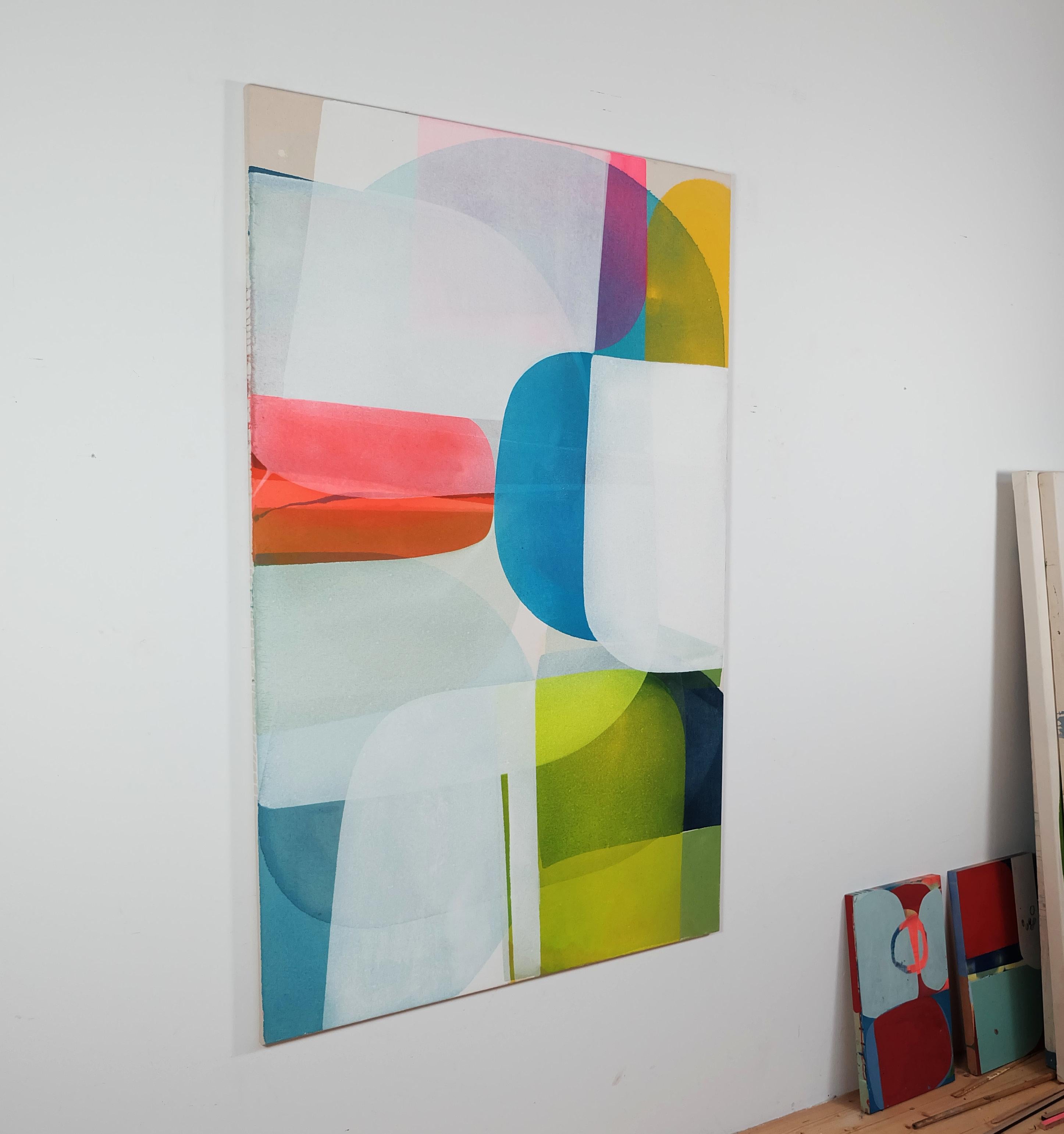 Respiro - di Christof Kindlinger Pittura astratta contemporanea in campo cromatico in vendita 11