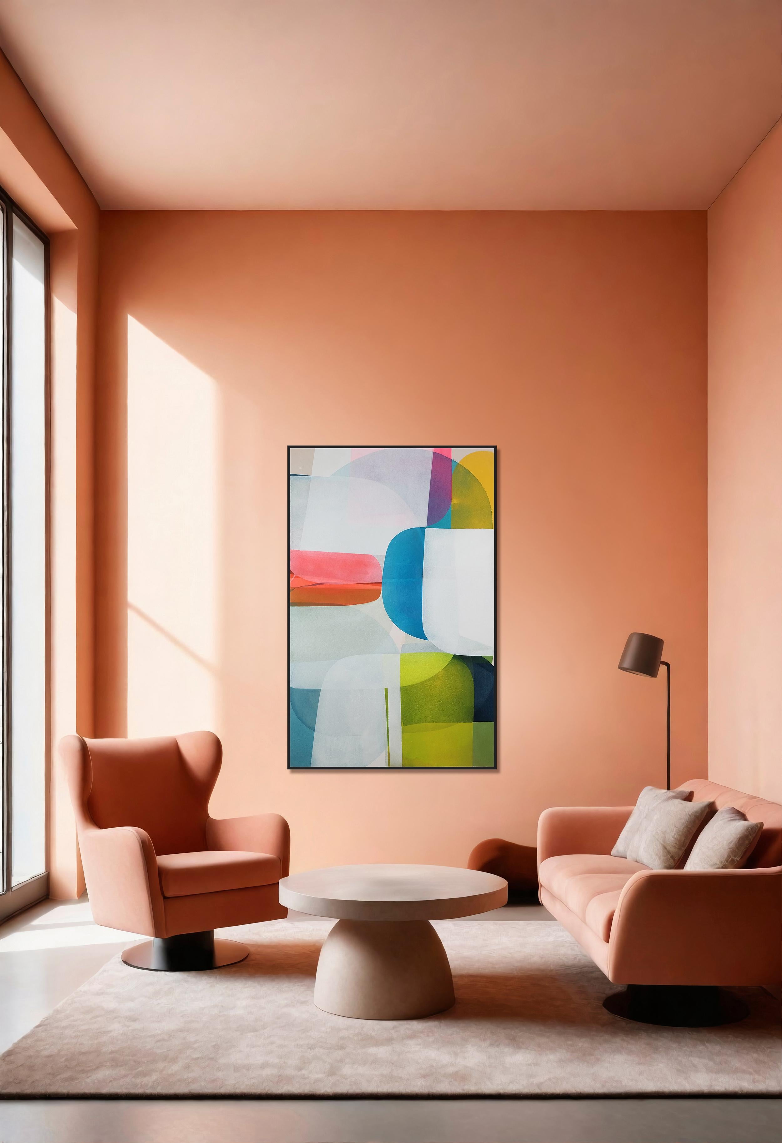 Respiro - di Christof Kindlinger Pittura astratta contemporanea in campo cromatico in vendita 12