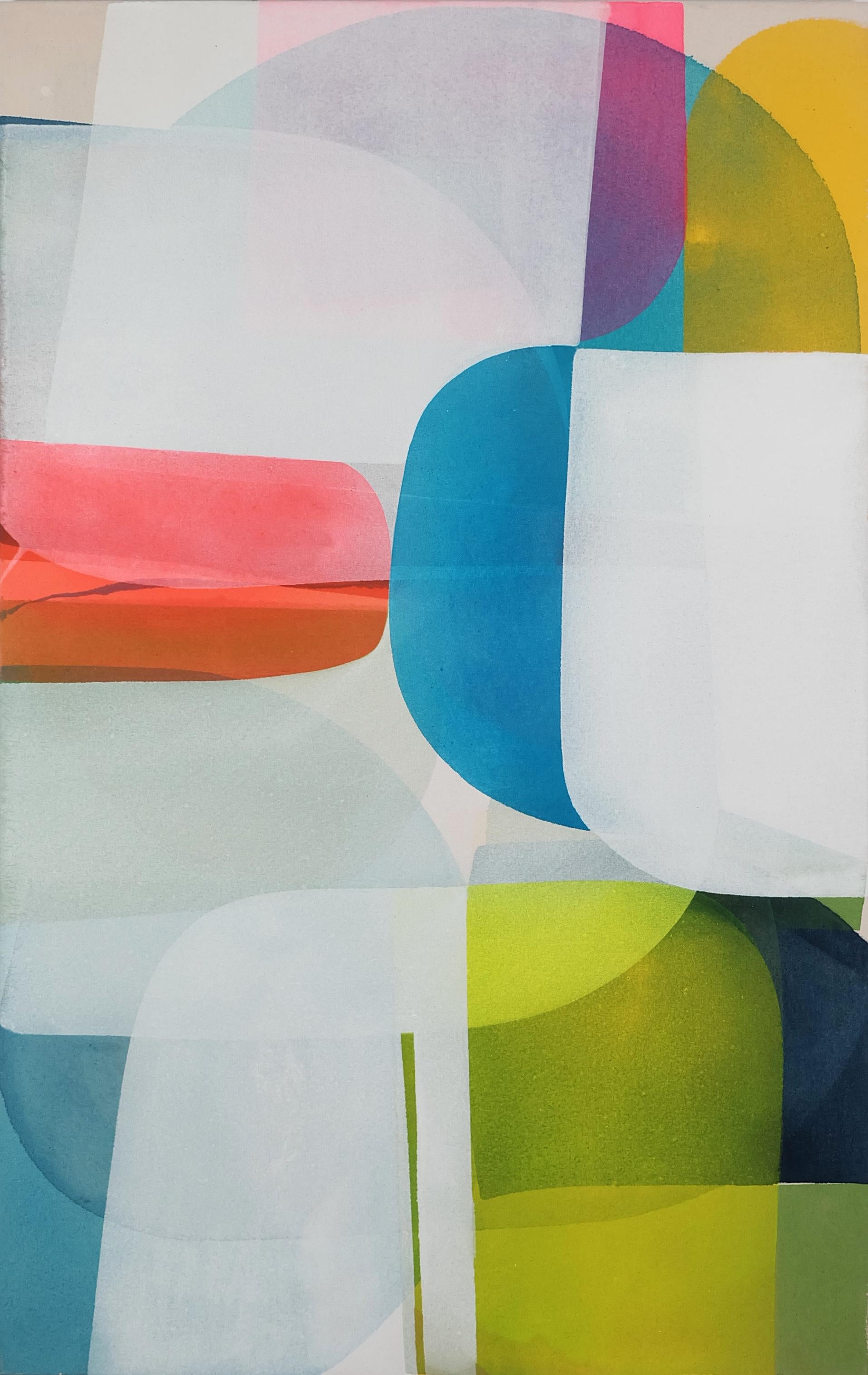 Respiro - di Christof Kindlinger Pittura astratta contemporanea in campo cromatico in vendita 5