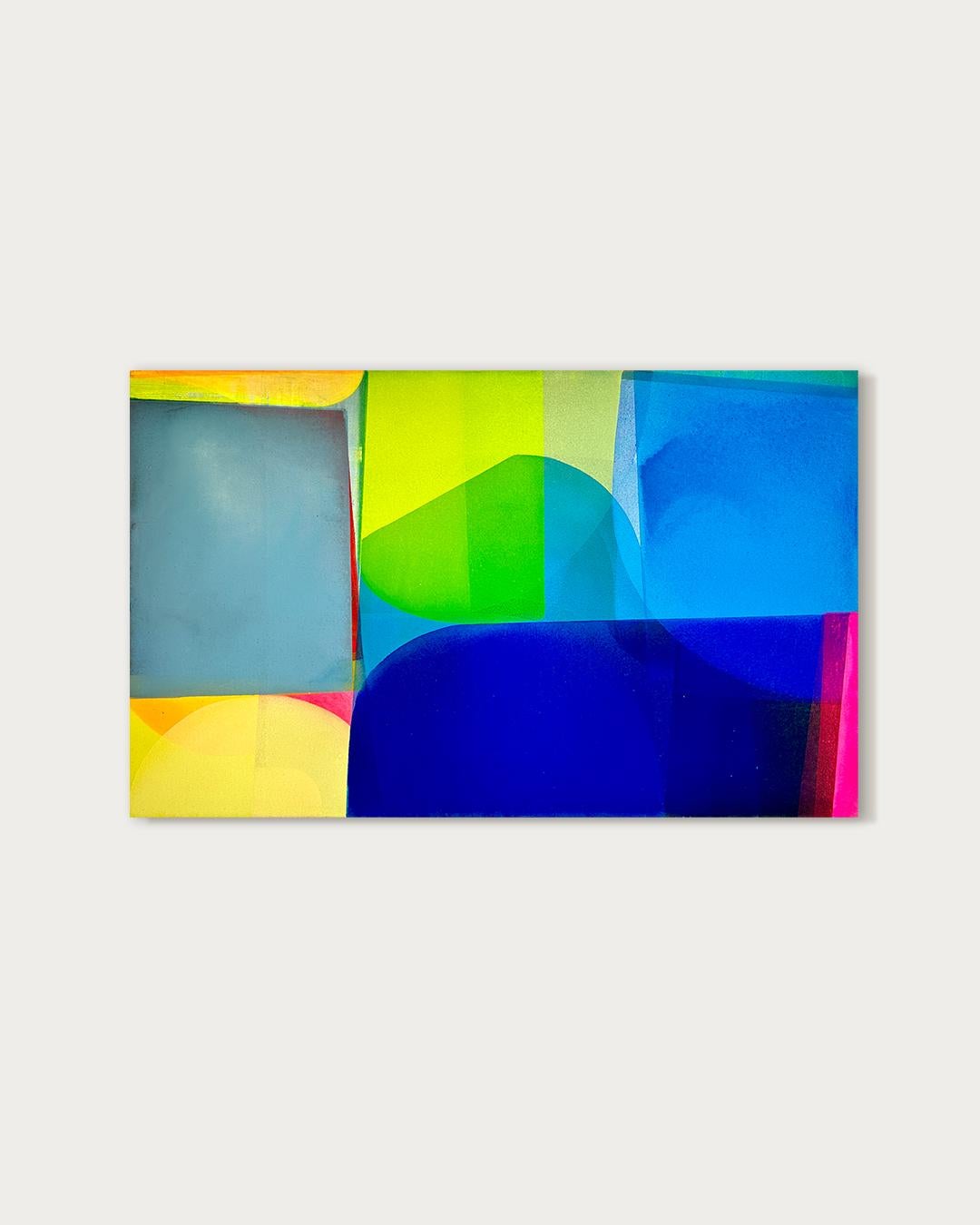 Dawn - by Christof Kindlinger Contemporary abstract colour field Painting For Sale 1