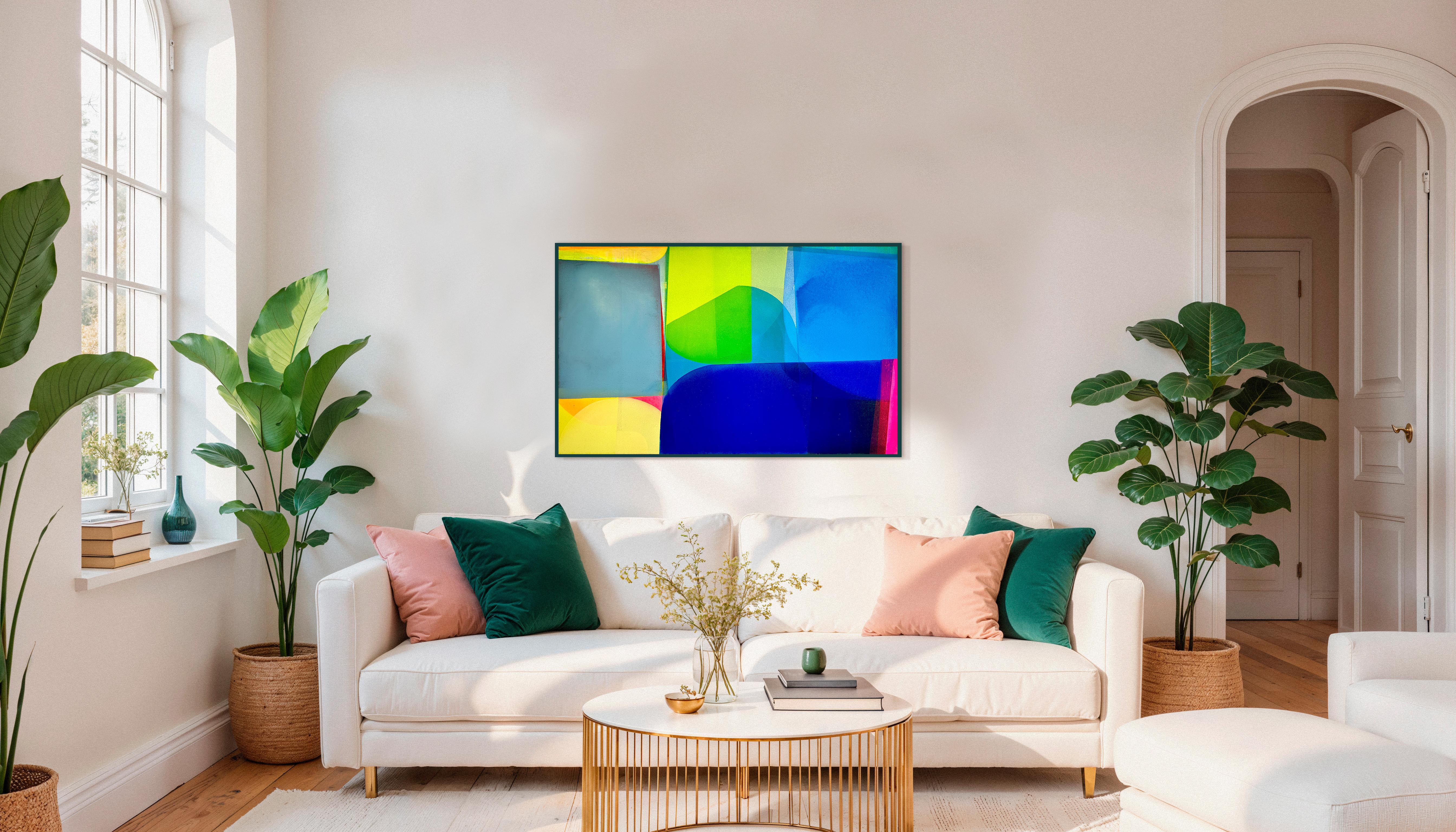 Dawn - by Christof Kindlinger Contemporary abstract colour field Painting For Sale 2