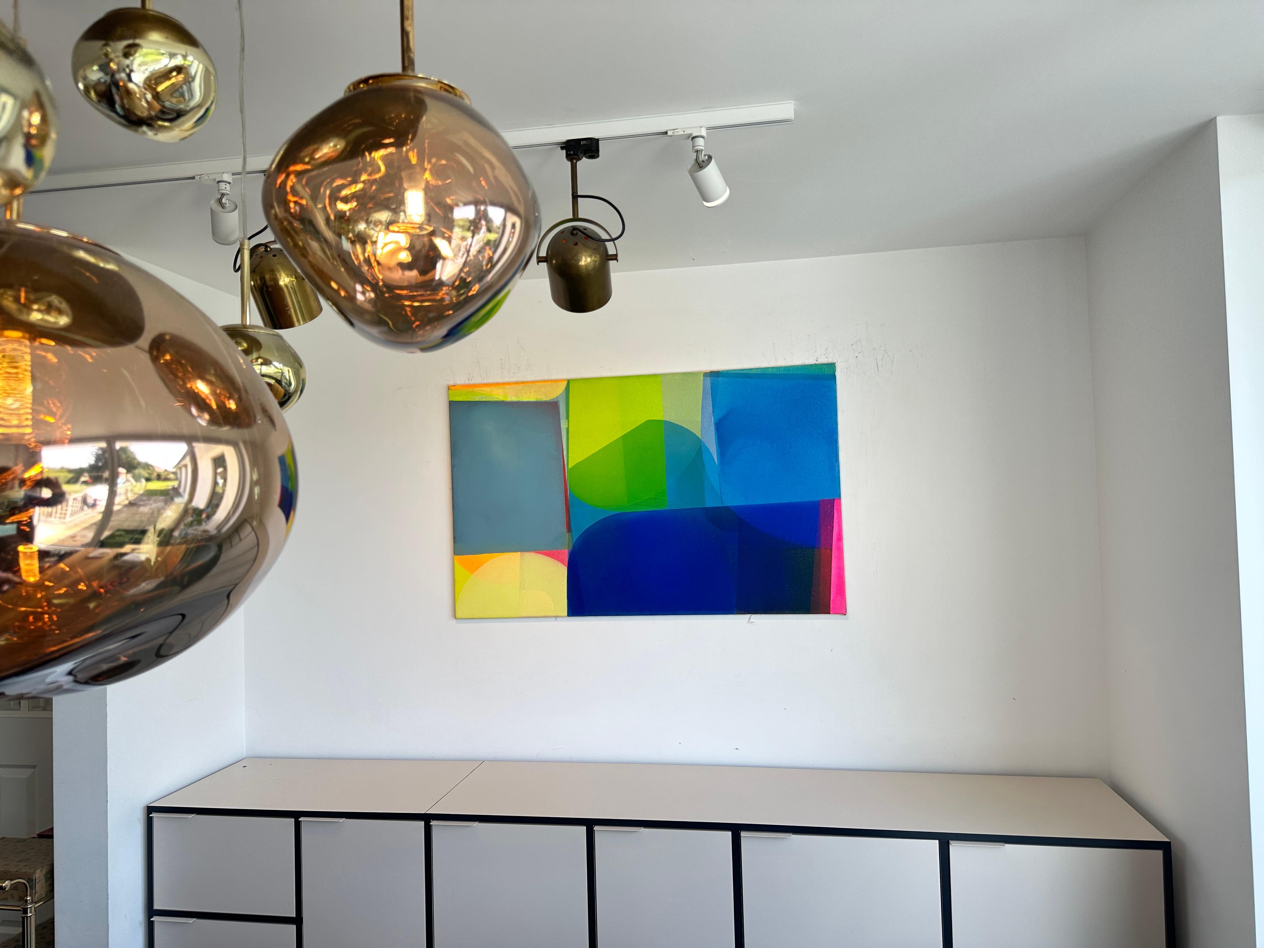 Dawn - by Christof Kindlinger Contemporary abstract colour field Painting For Sale 4
