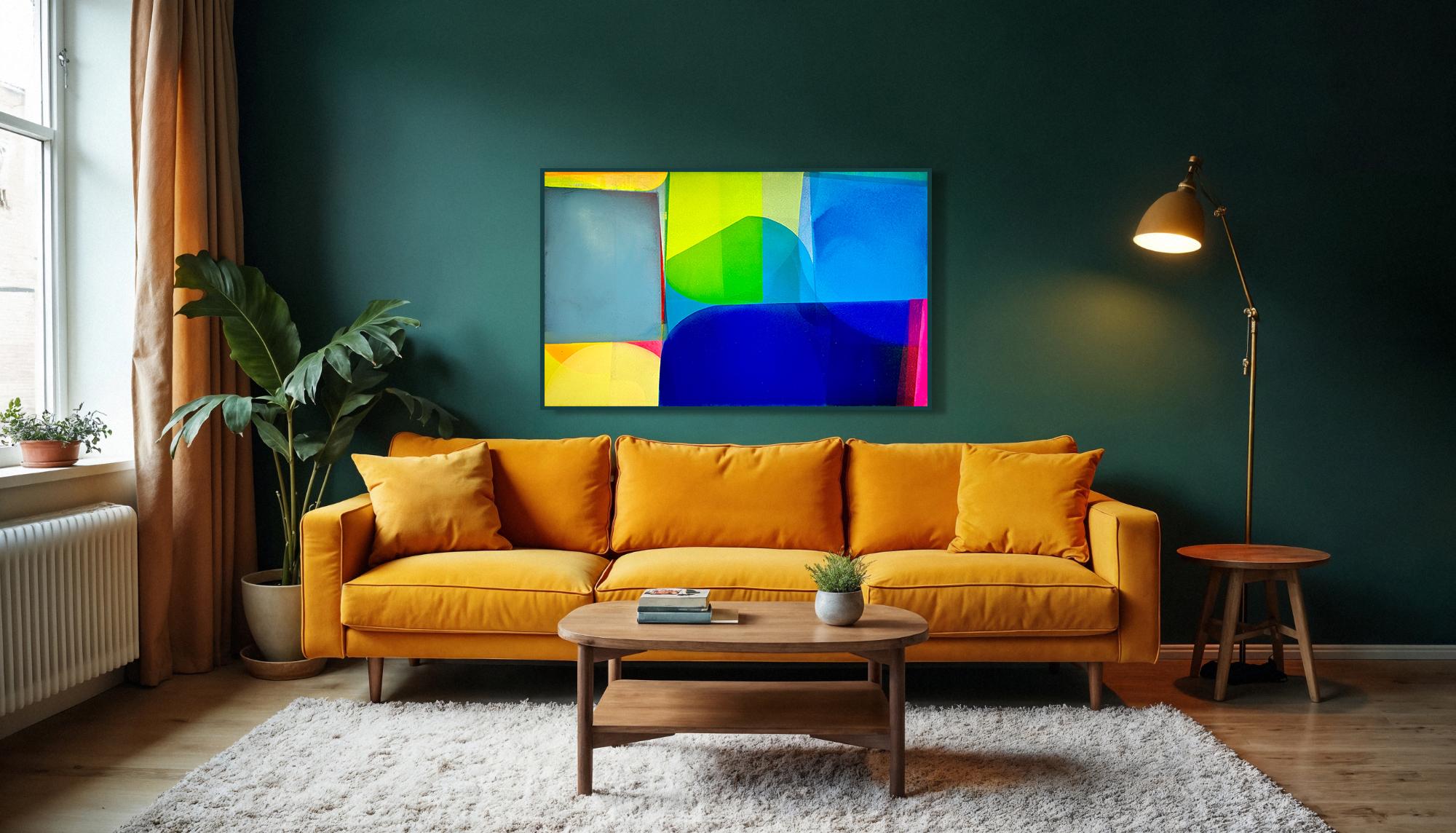 Dawn - by Christof Kindlinger Contemporary abstract colour field Painting For Sale 8