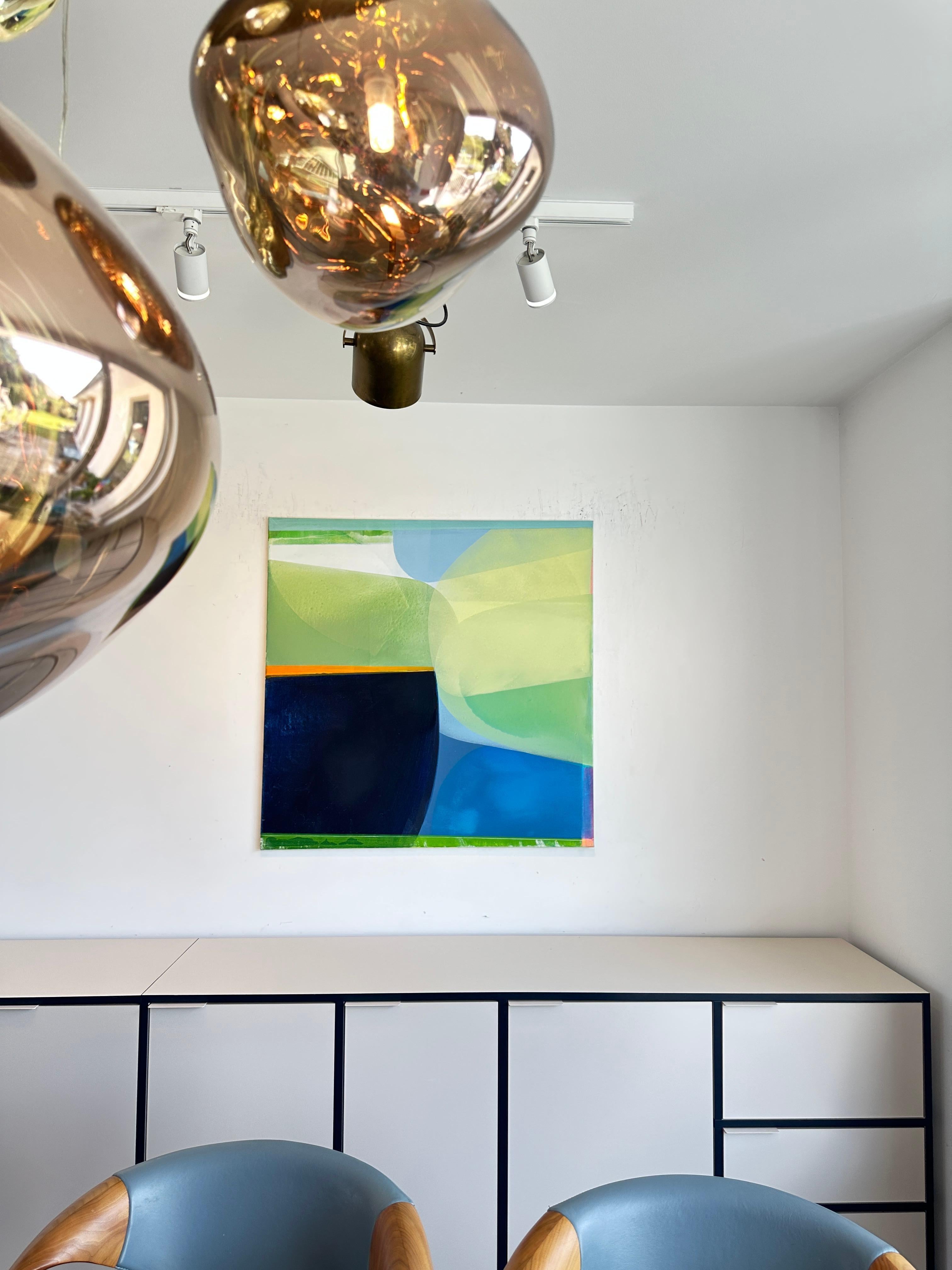 Dive 3 - by Christof Kindlinger Contemporary abstract colour field Painting For Sale 10