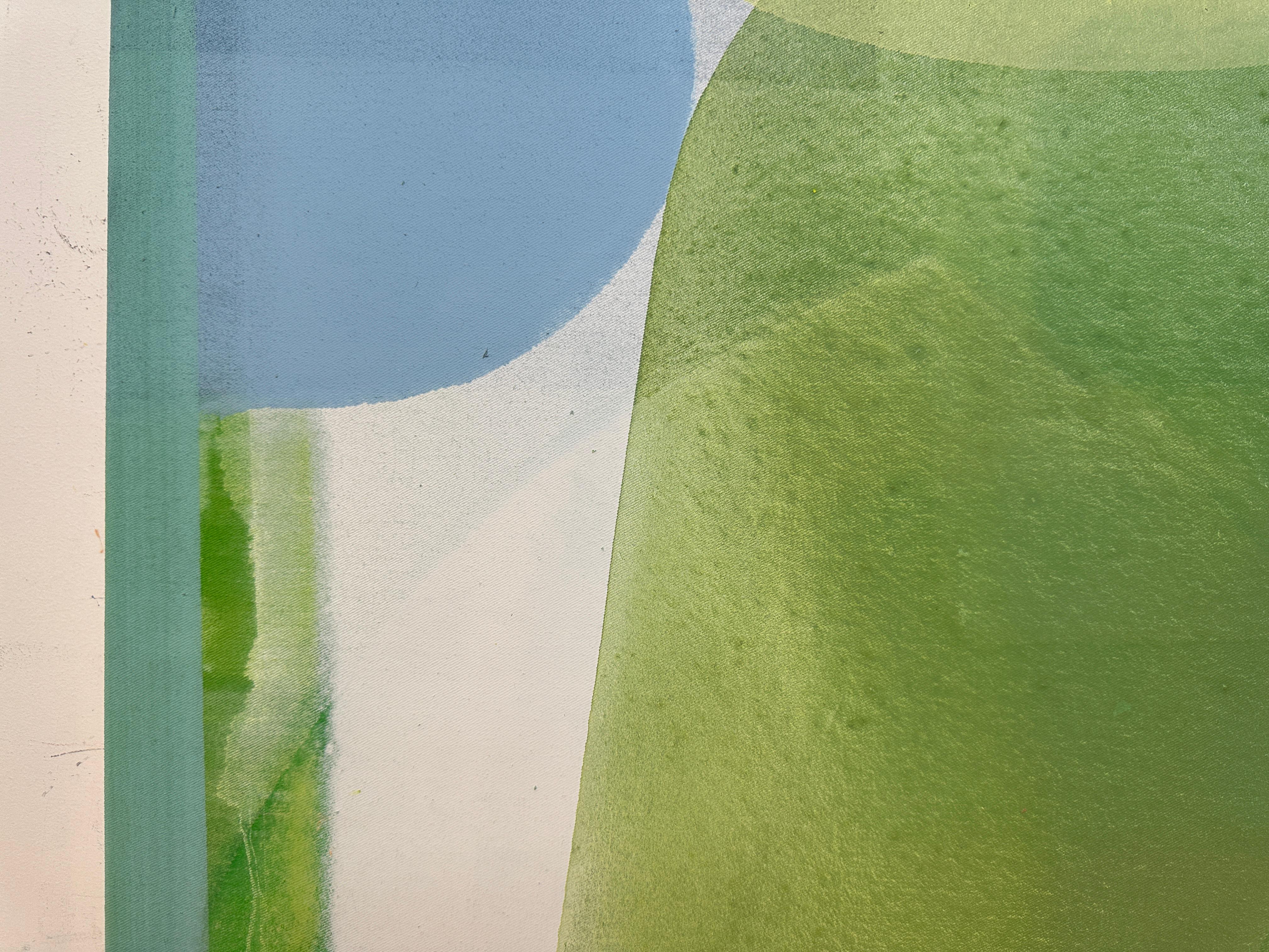 Dive 3 - by Christof Kindlinger Contemporary abstract colour field Painting For Sale 5