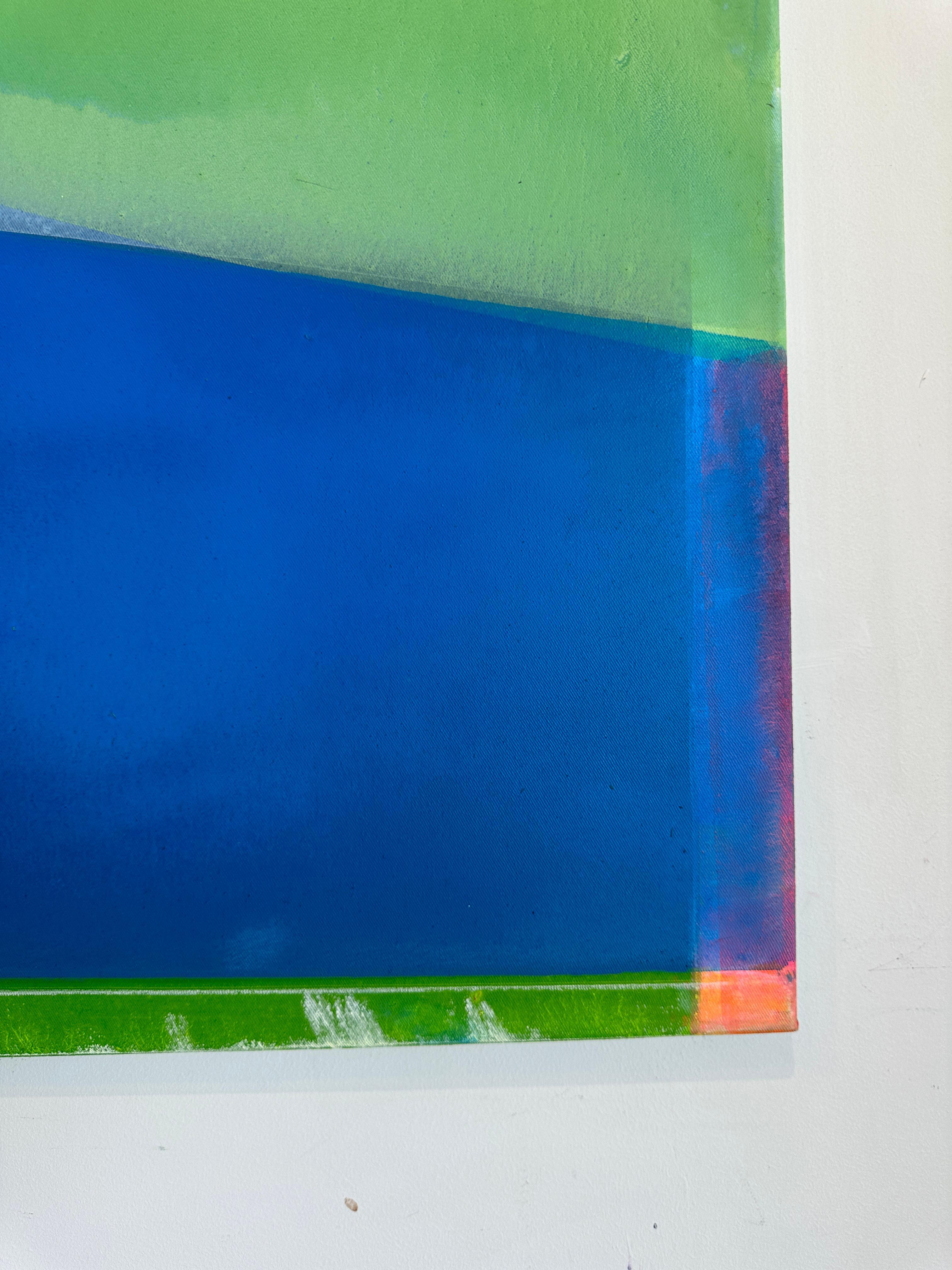 Dive 3 - by Christof Kindlinger Contemporary abstract colour field Painting For Sale 6