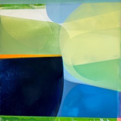 Inmersión 3 - de Christof Kindlinger Pintura contemporánea abstracta de campo de color