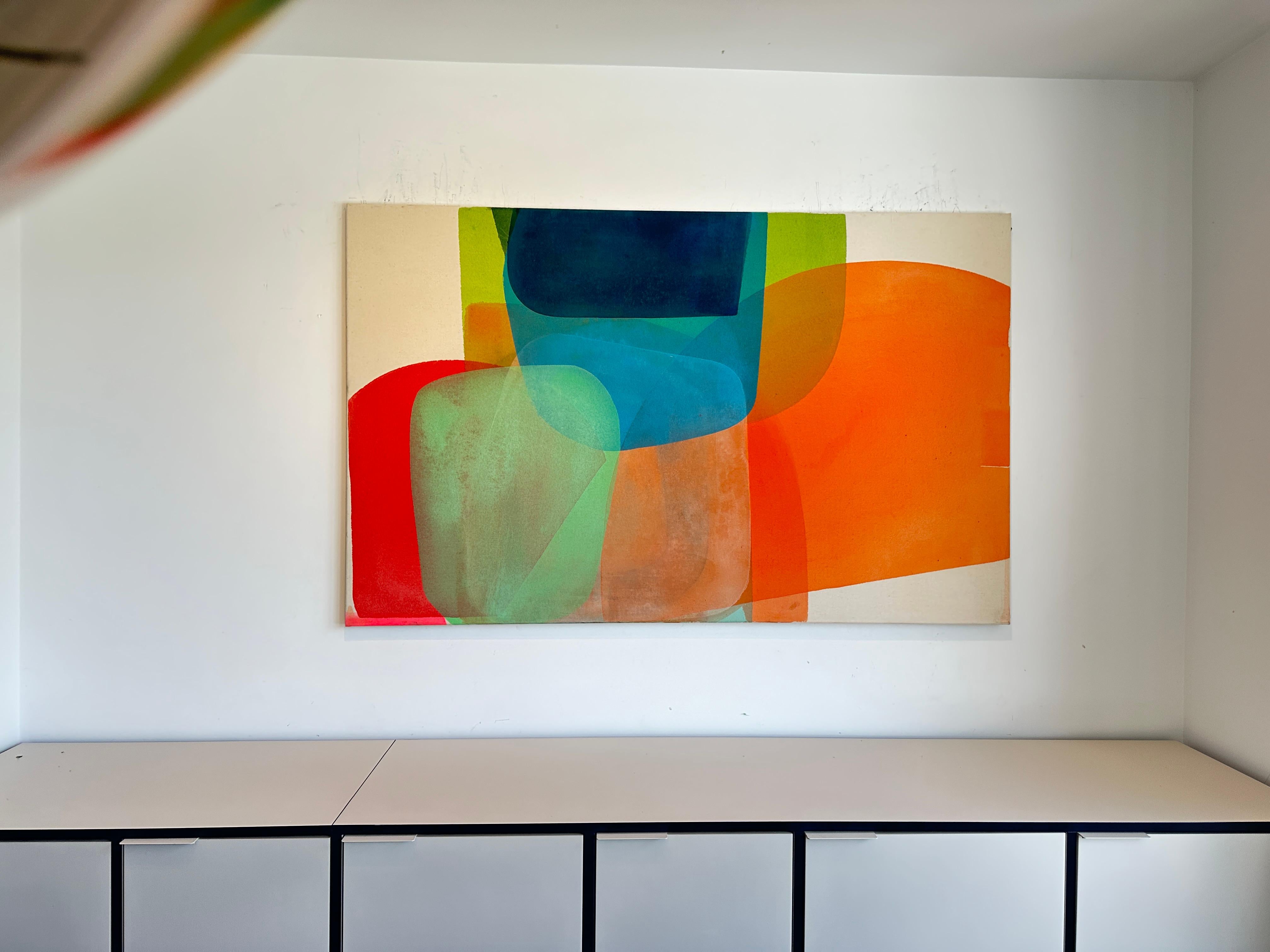 Flotante 2 - de Christof Kindlinger Pintura abstracta contemporánea de campo de color en venta 11