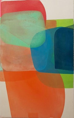 Floating 2 - by Christof Kindlinger Contemporary abstract colour field Painting