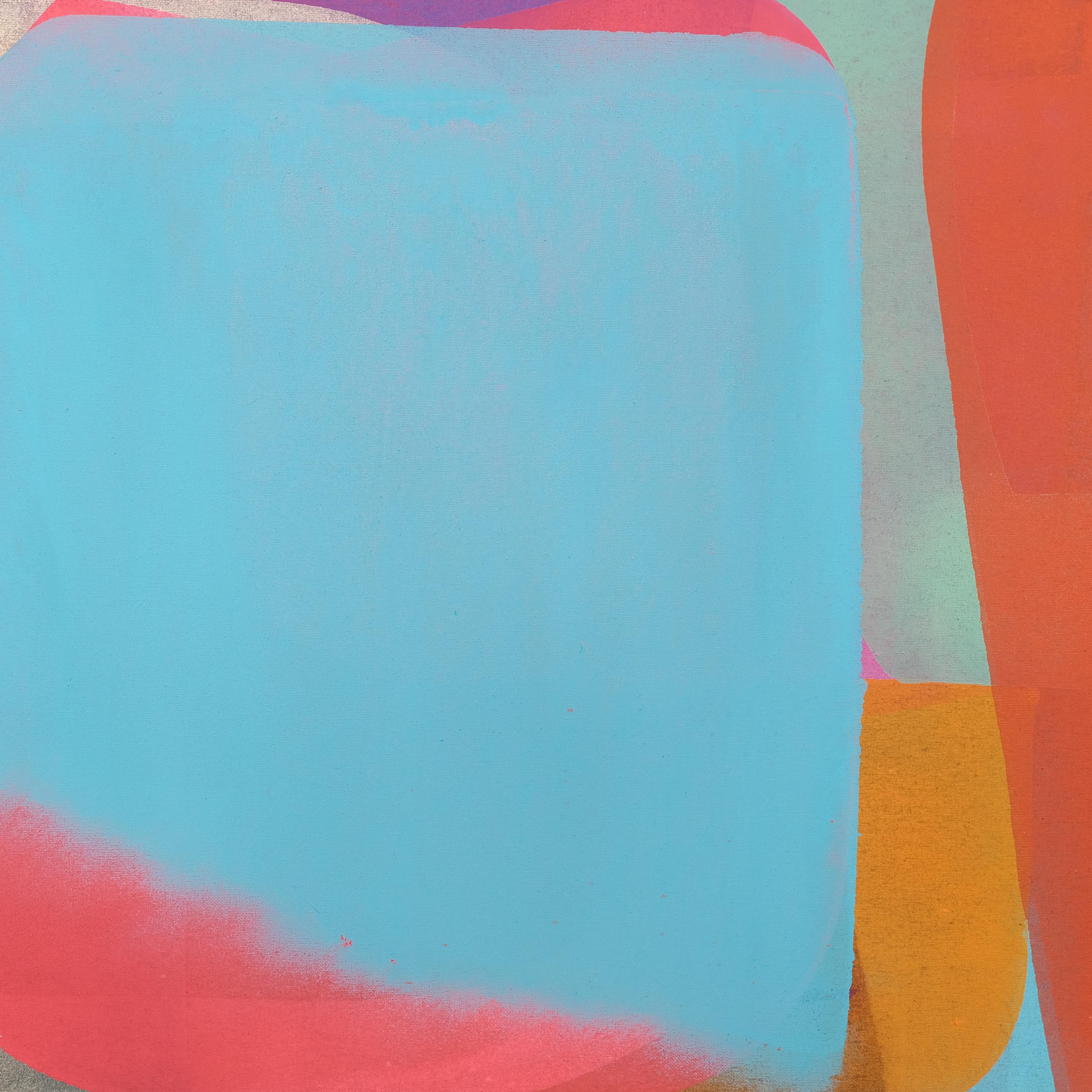 Giardino - di Christof Kindlinger Pittura astratta contemporanea in campo cromatico in vendita 2