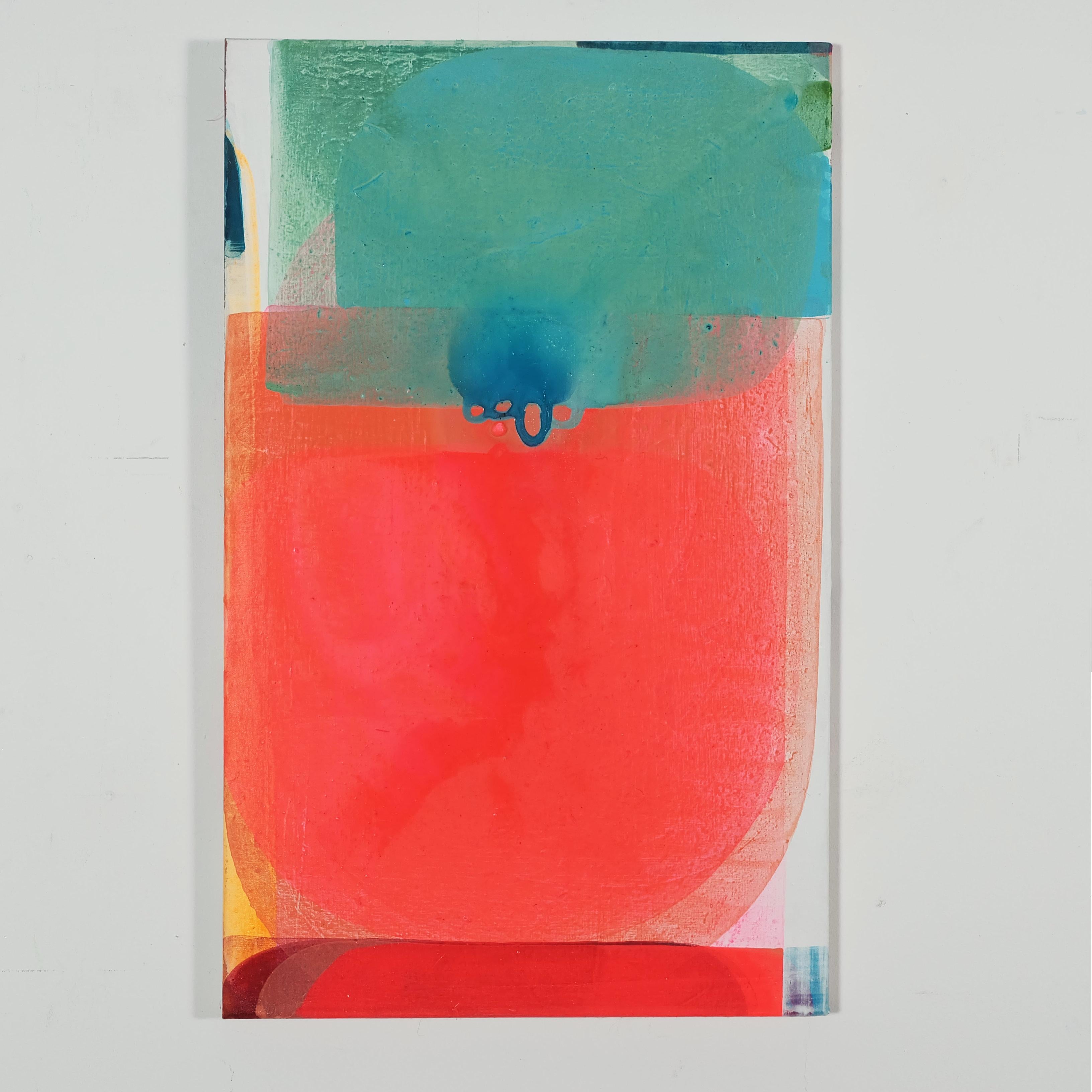 Leuchten - di Christof Kindlinger Pittura astratta contemporanea in campo cromatico 1