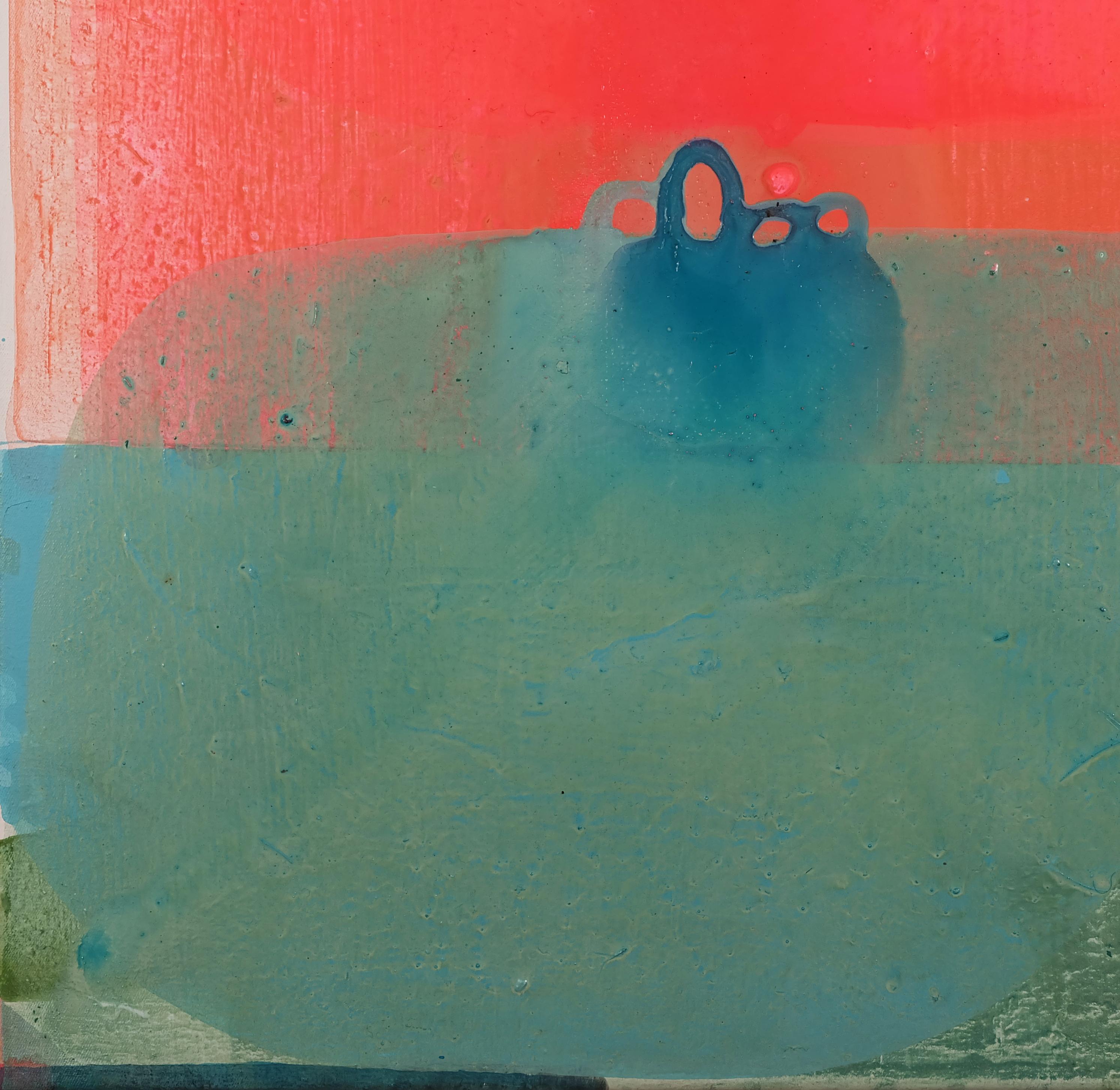 Leuchten - di Christof Kindlinger Pittura astratta contemporanea in campo cromatico 3