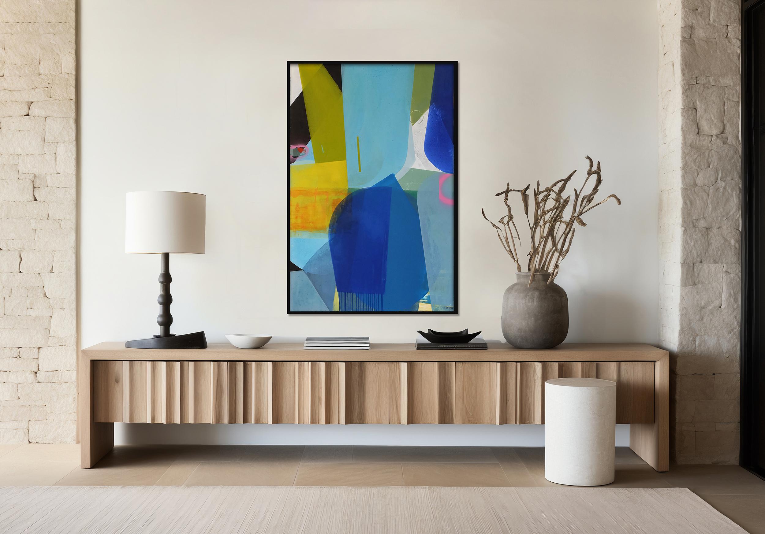 Meeting - by Christof Kindlinger Contemporary abstract colour field Painting For Sale 6