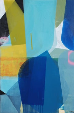 Meeting - by Christof Kindlinger Contemporary abstract colour field Painting